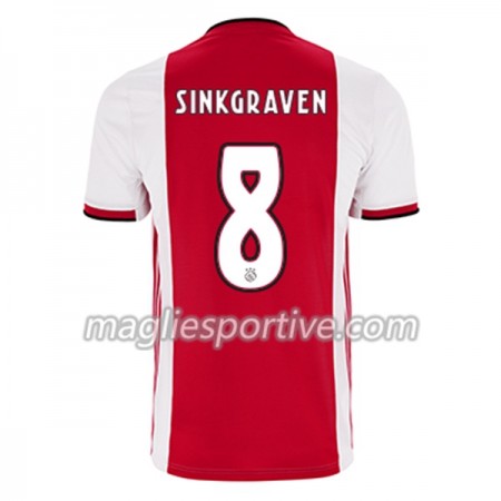 Completo Calcio Ajax Amsterdam Daley Sinkgraven 8 Divisa Prima 2019/2020